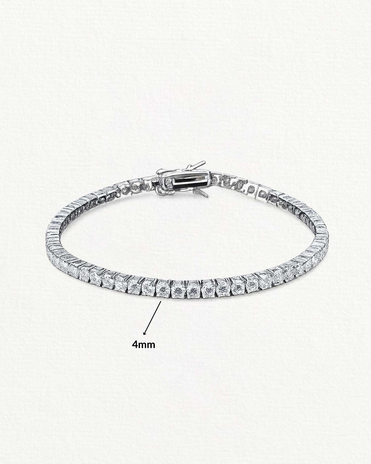 Veyra – 4mm Moissanite Tennis Bracelet 5