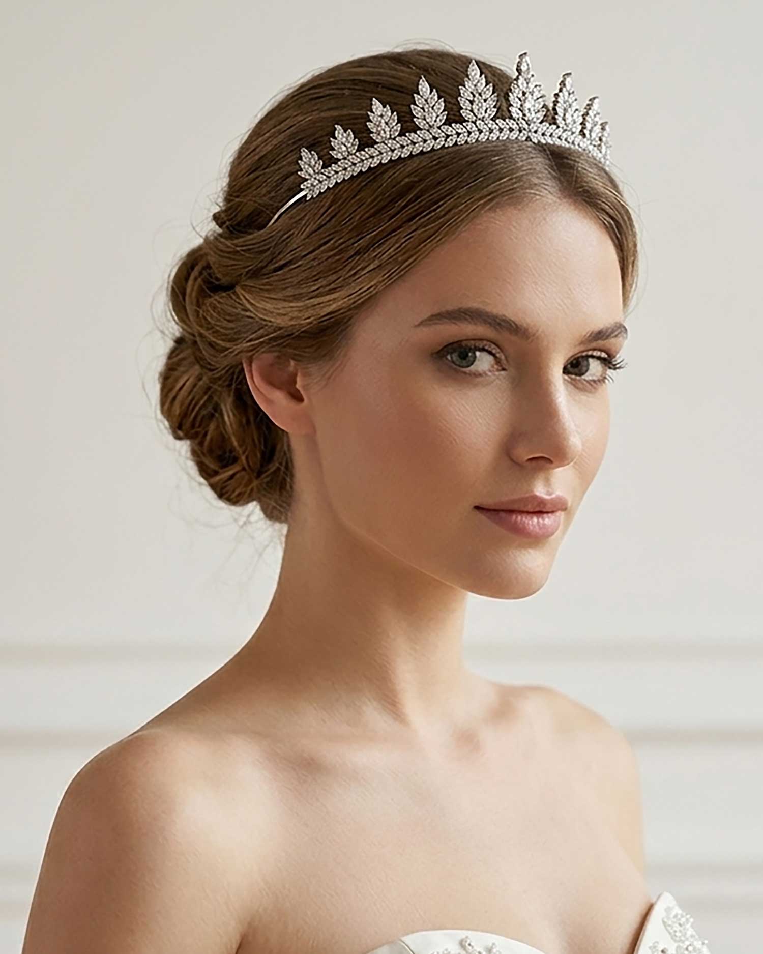 Zenya β Cubic Zircon Bridal Tiara