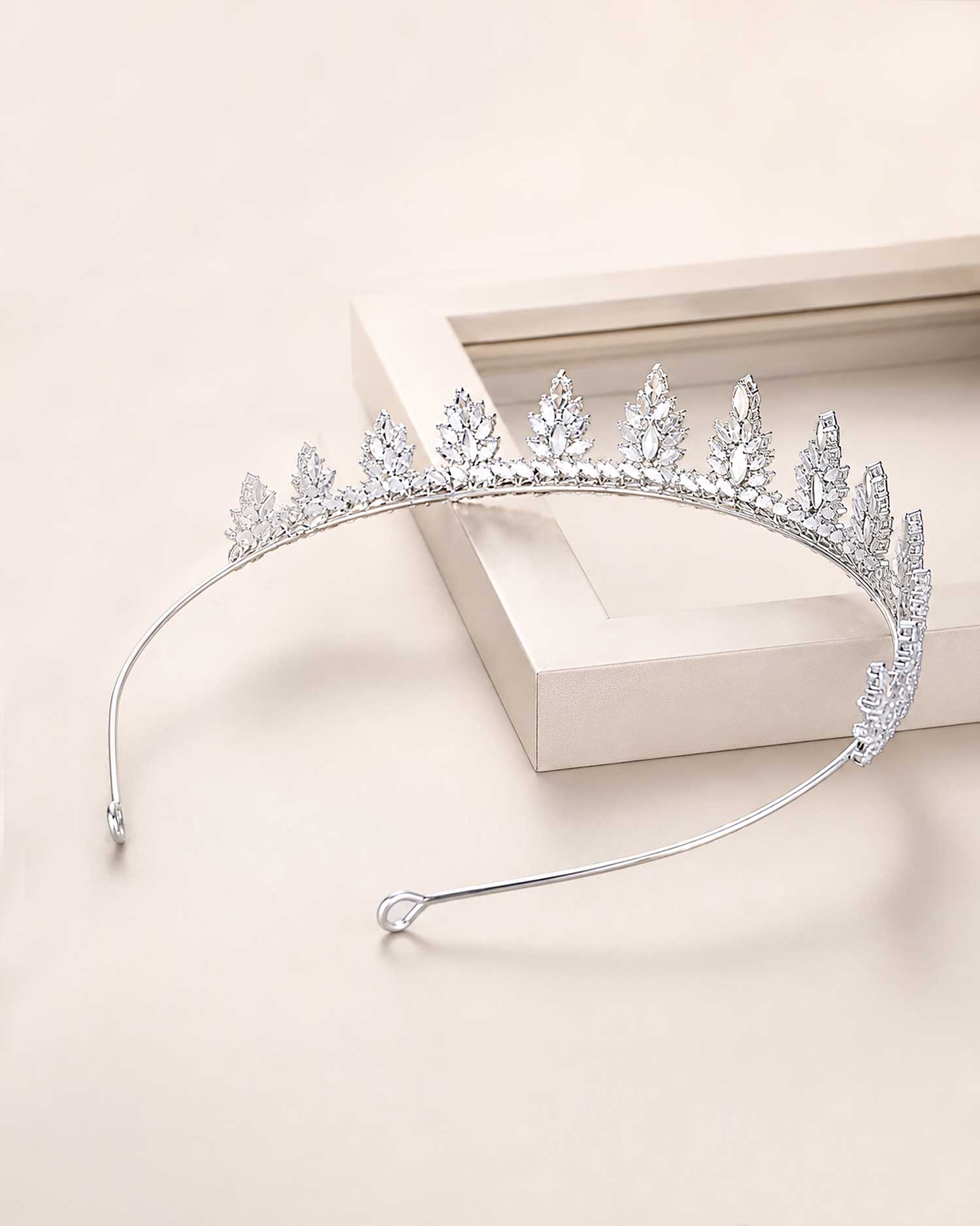 Zenya – Cubic Zircon Bridal Tiara 4
