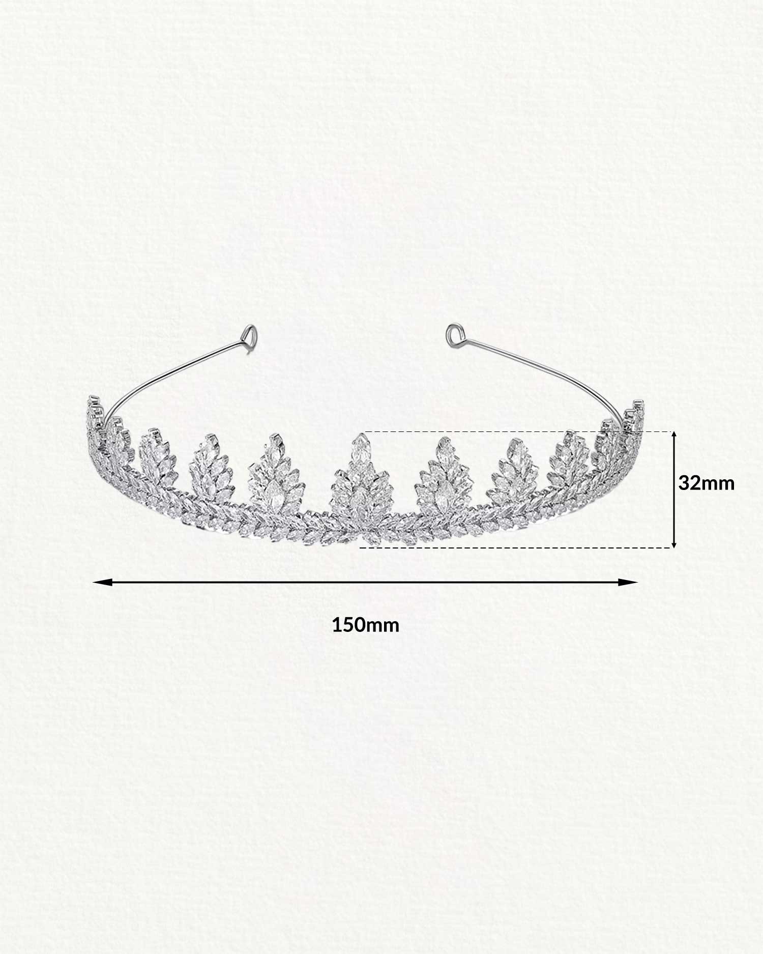 Zenya – Cubic Zircon Bridal Tiara 5