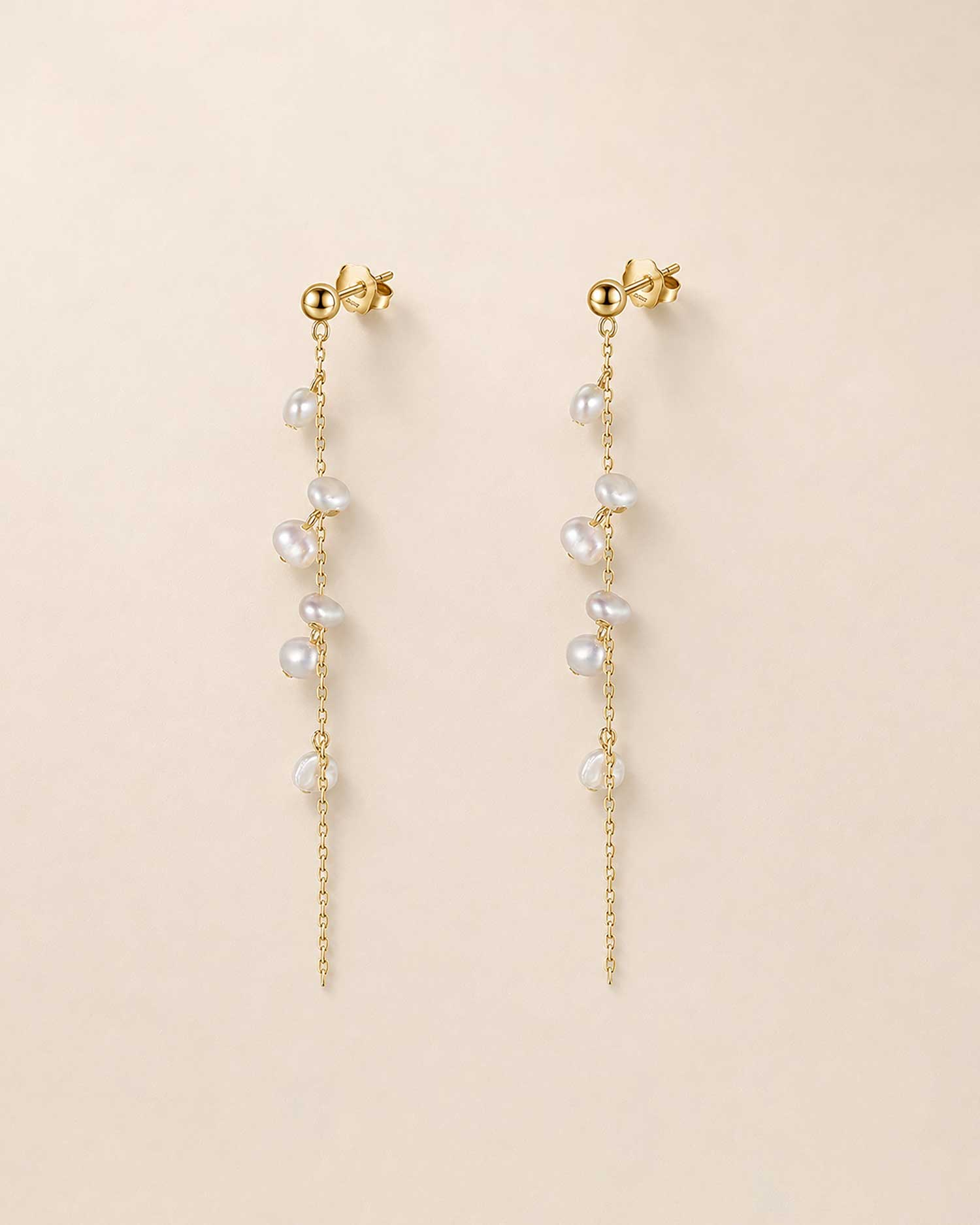 Elin – Freshwater Pearl Drop Earrings 2