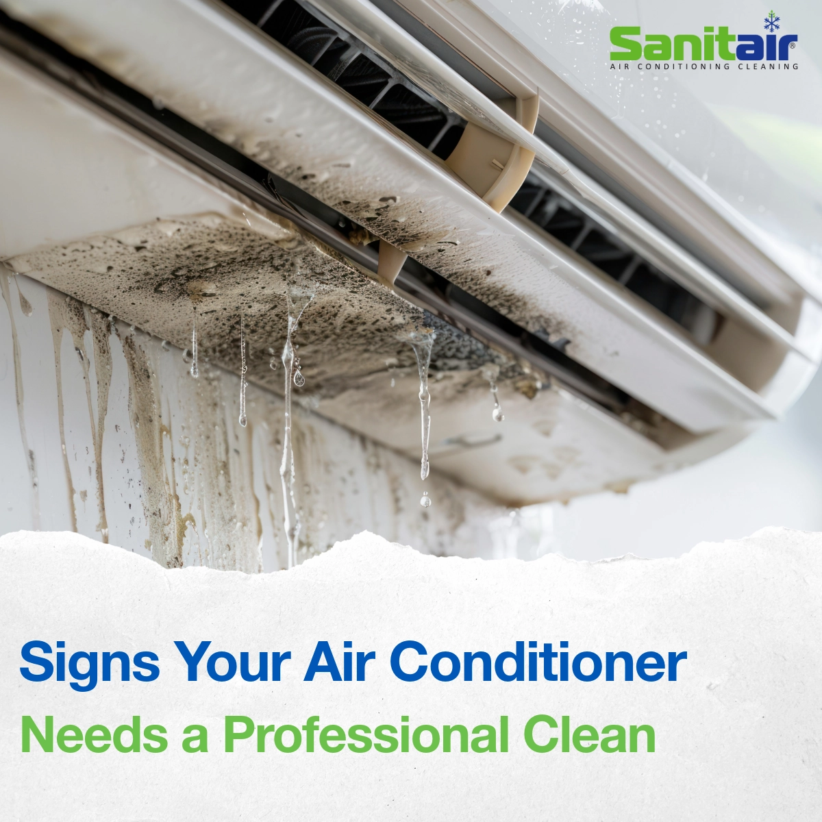 Signs that your Air Conditioner needs a Sanitair Premium Clean