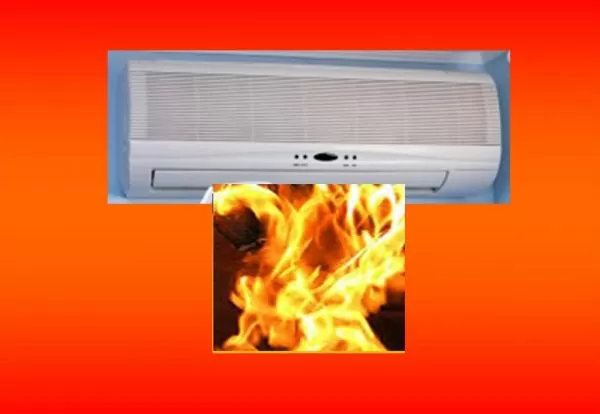 Dirty Air Conditioner Fire Risk.