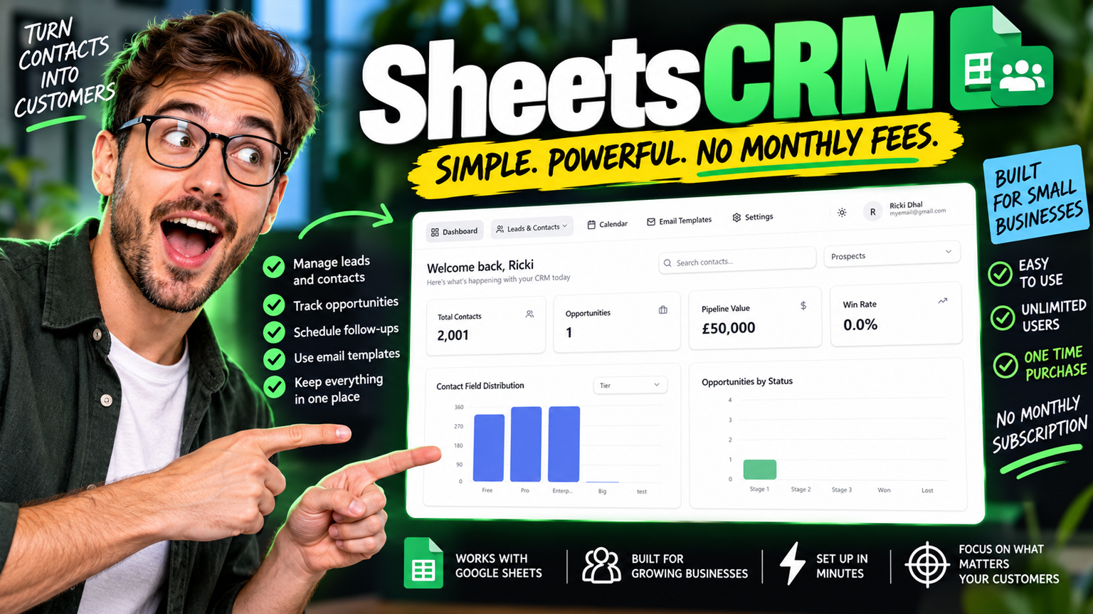 Google Sheets CRM