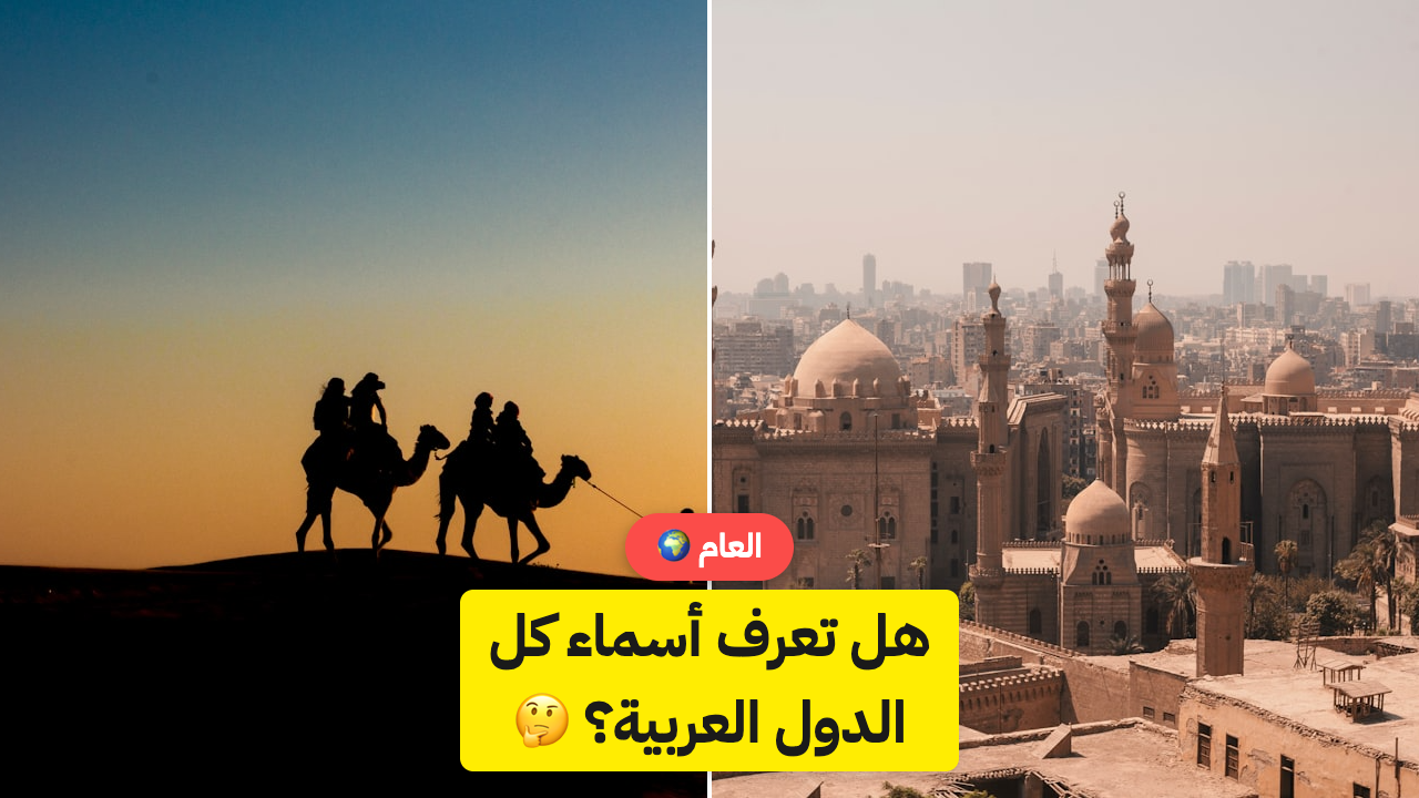 كم دولة عربية تقدر تسمّي؟ 🌍