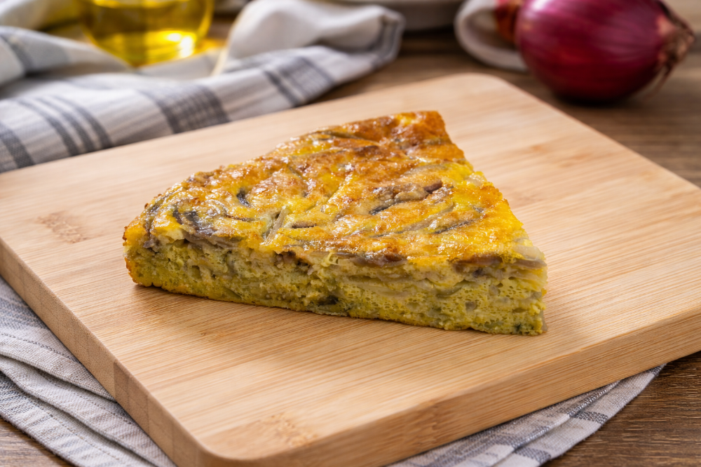 Frittata al forno con cipolla caramellata
