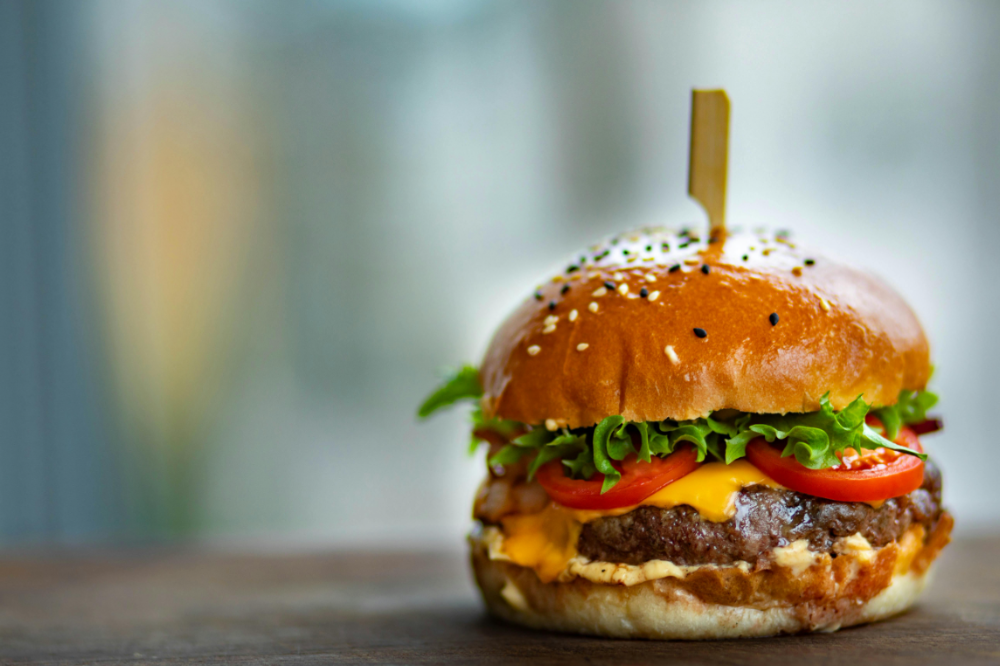 Hamburger panino