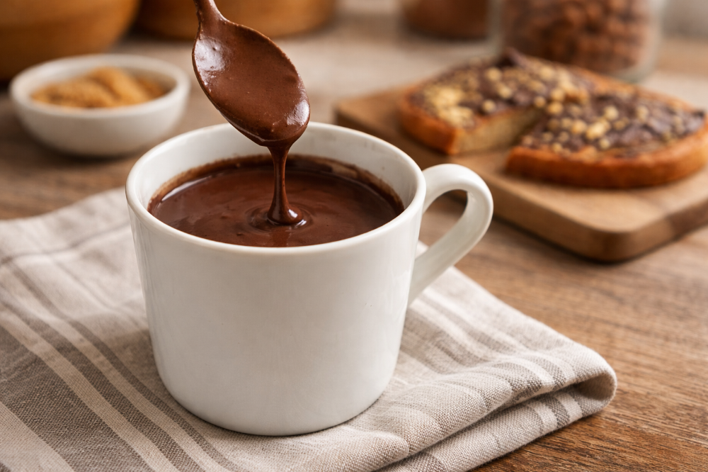 Cioccolata calda densa e vellutata
