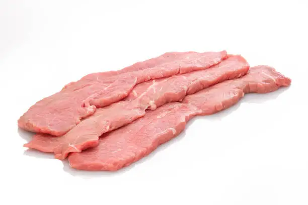 Fettina di carne di manzo