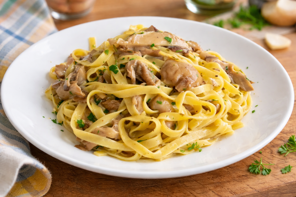 Fettuccine ai funghi porcini