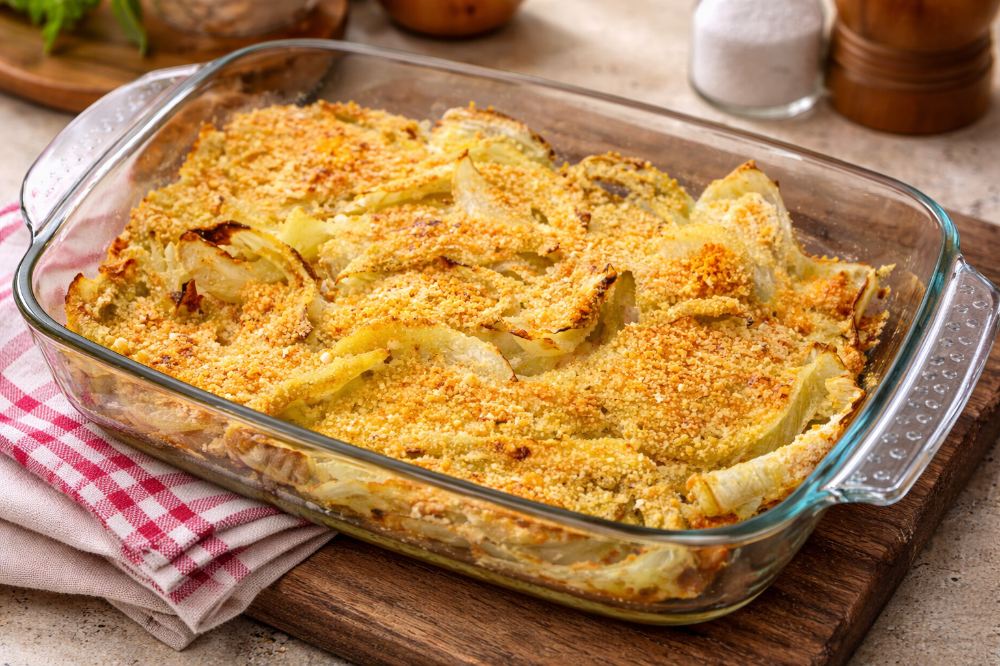 Finocchi gratinati al forno