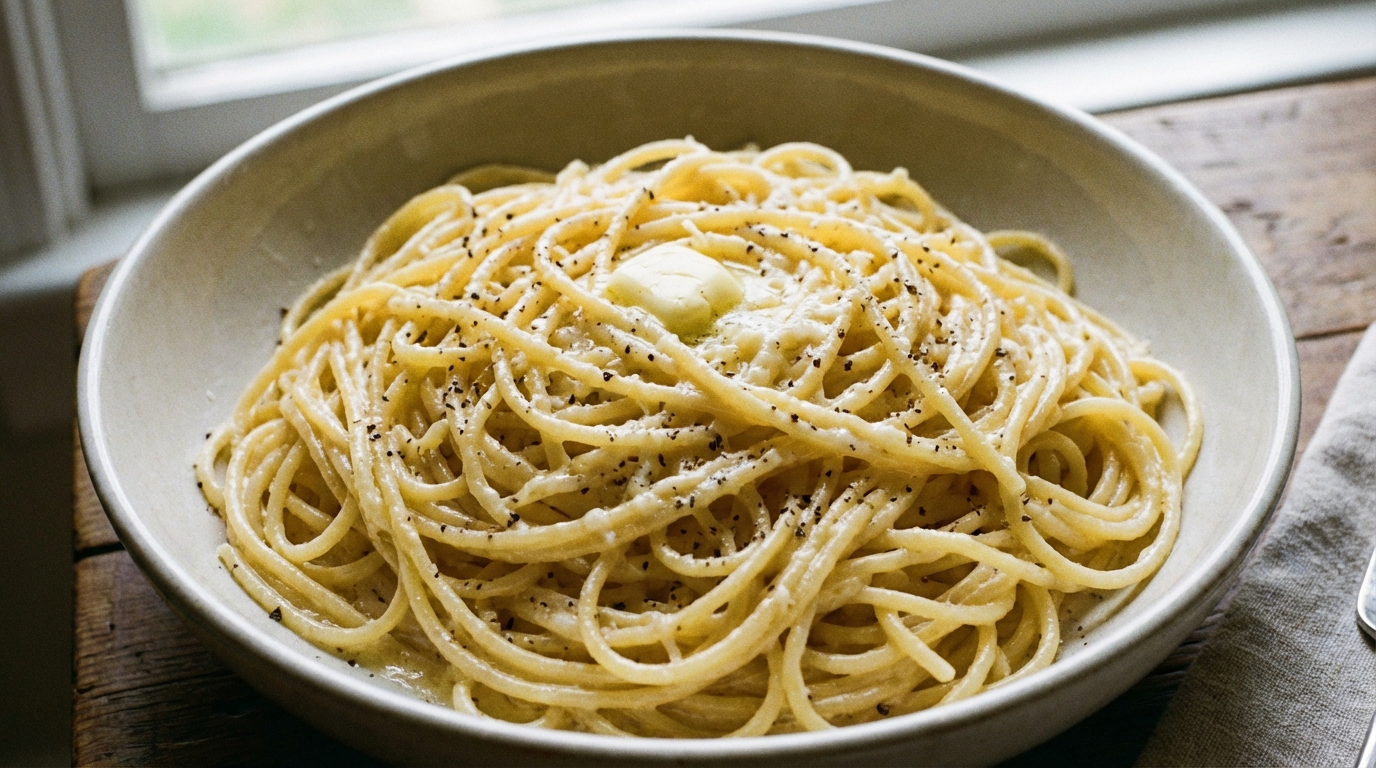 Pasta burro e Parmigiano
