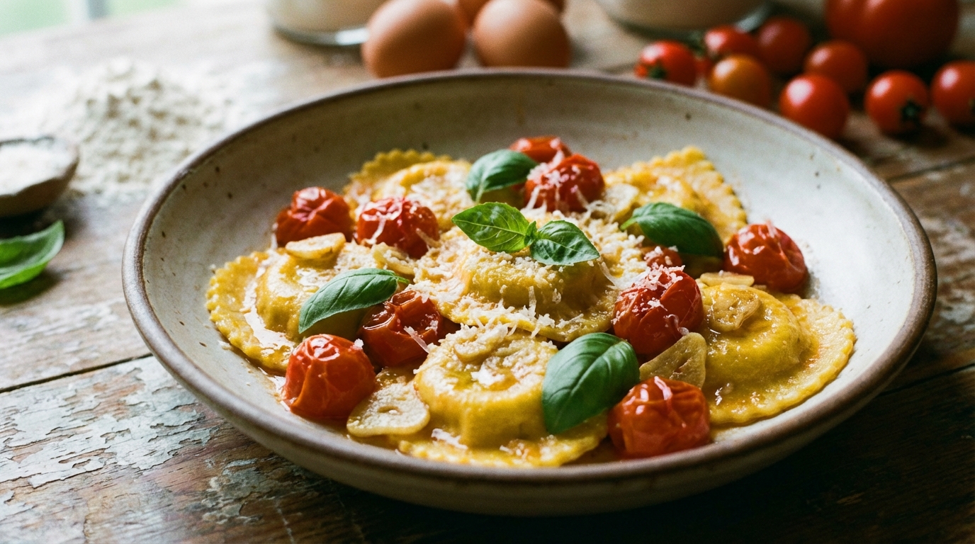 Ravioli al pomodoro