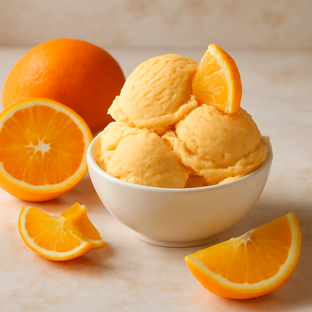 Gelato all'arancia