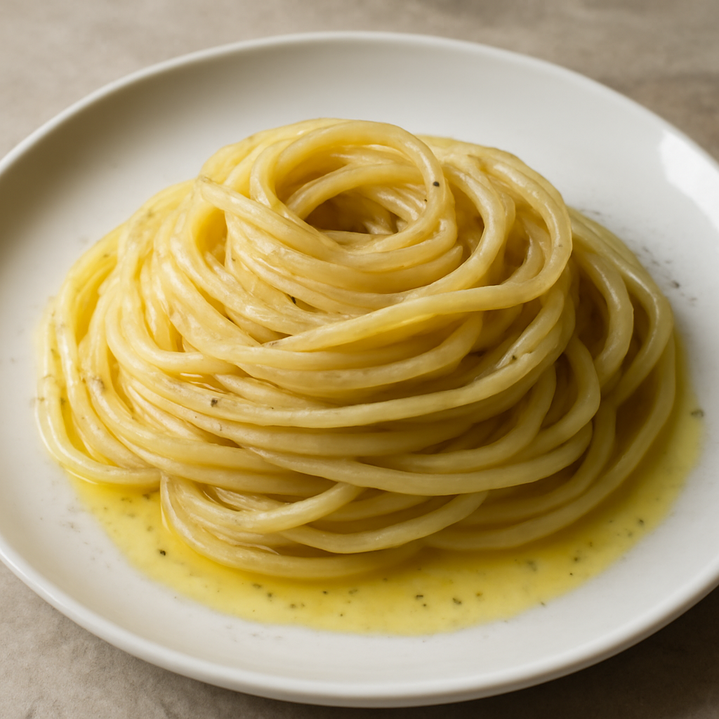 Pasta semplice con olio extravergine