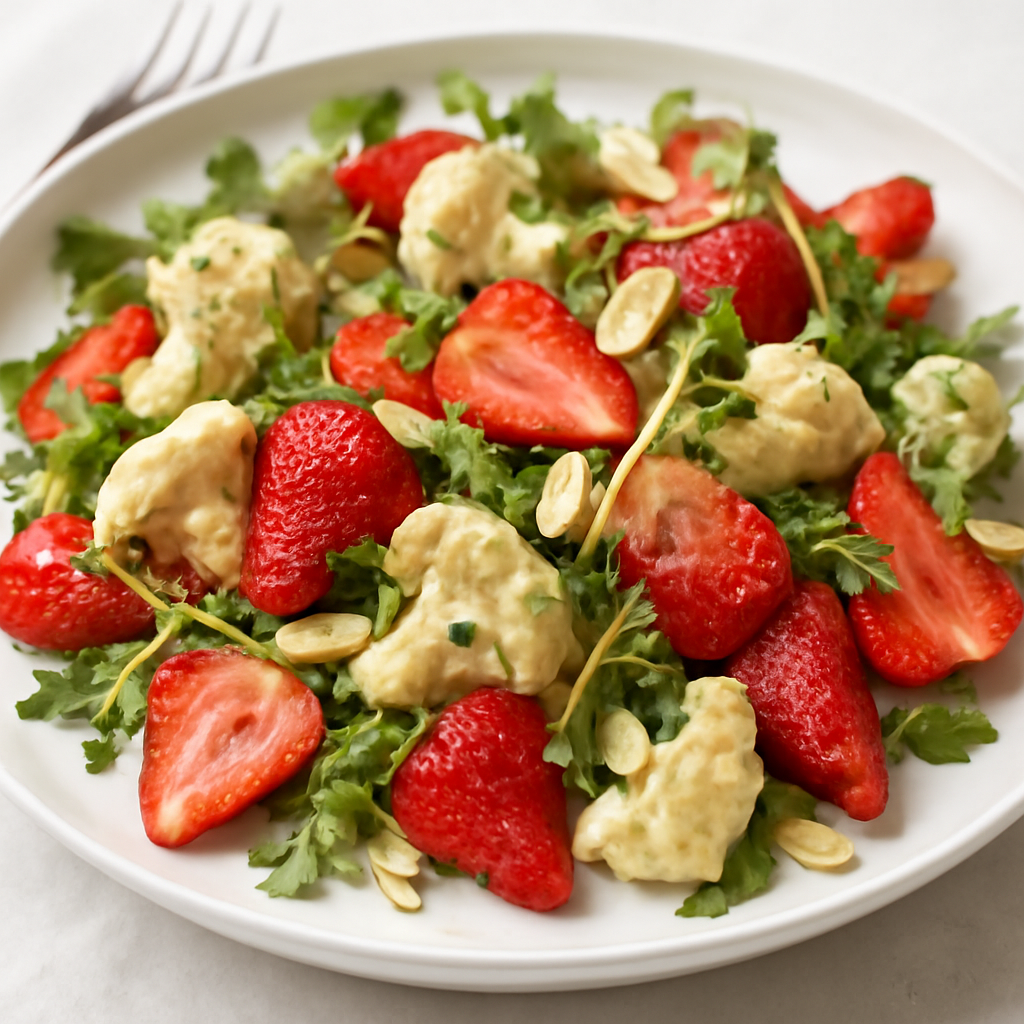 Insalata di cavolfiore e fragole