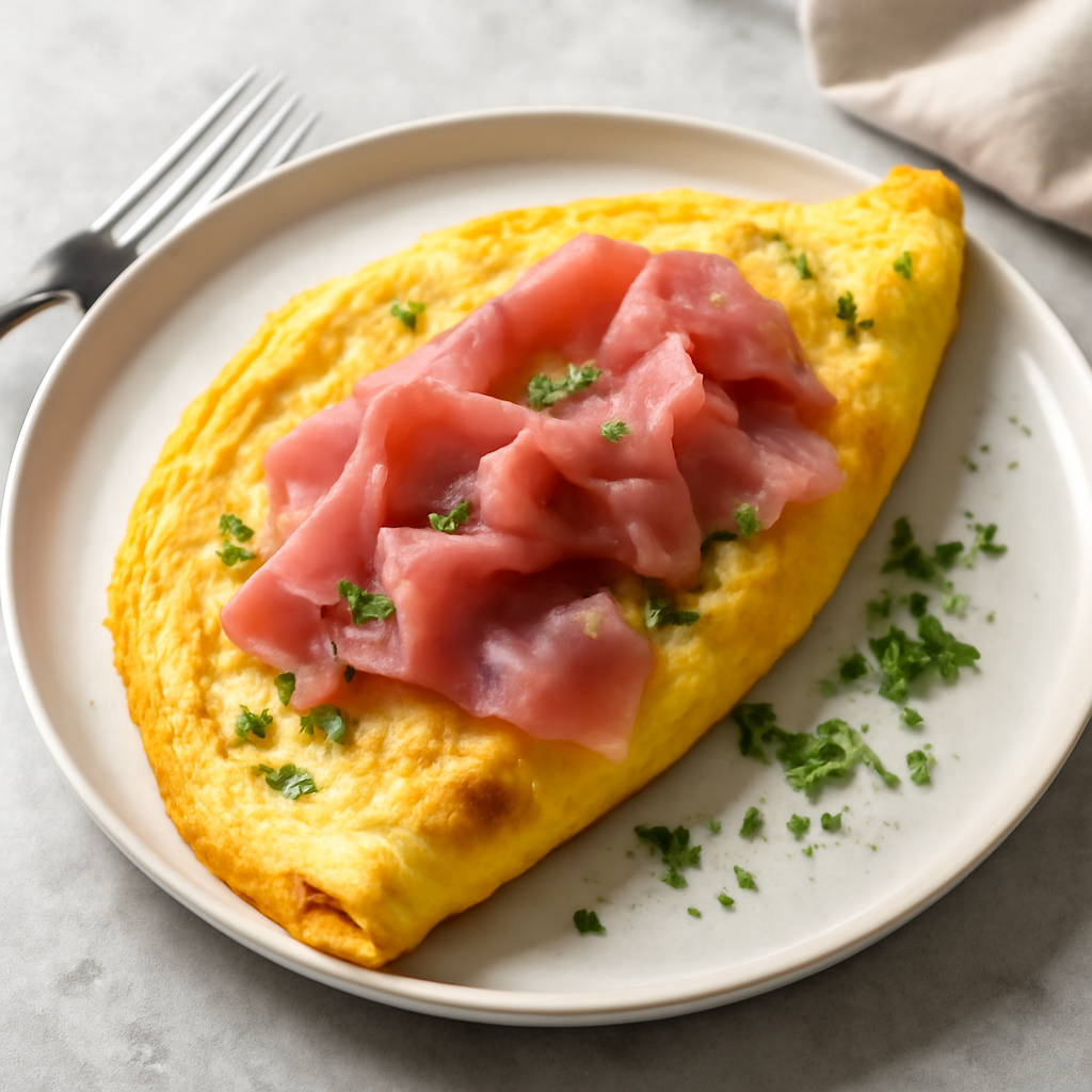 Omelette al prosciutto