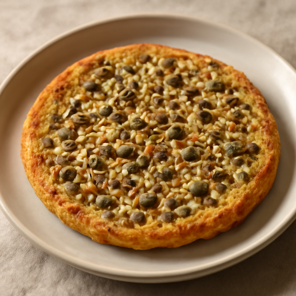 Foto di Frittella di farina di ceci e semi misti