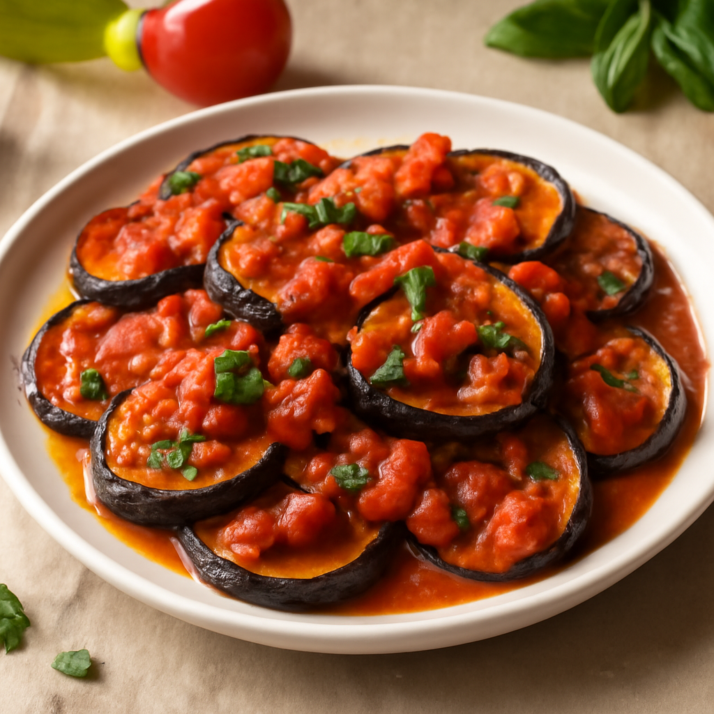 Melanzane al pomodoro fresco