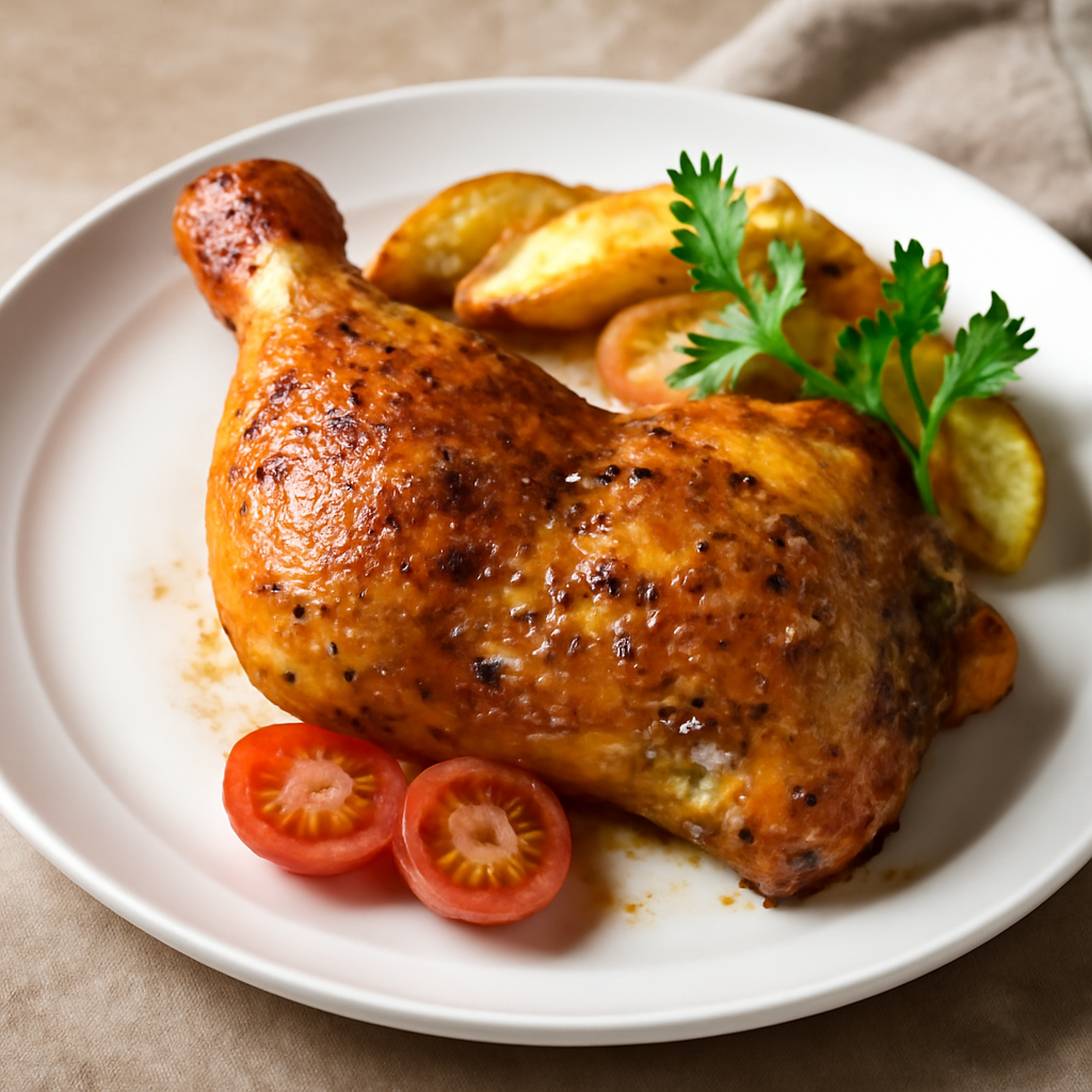 Foto di Coscia di pollo arrosto