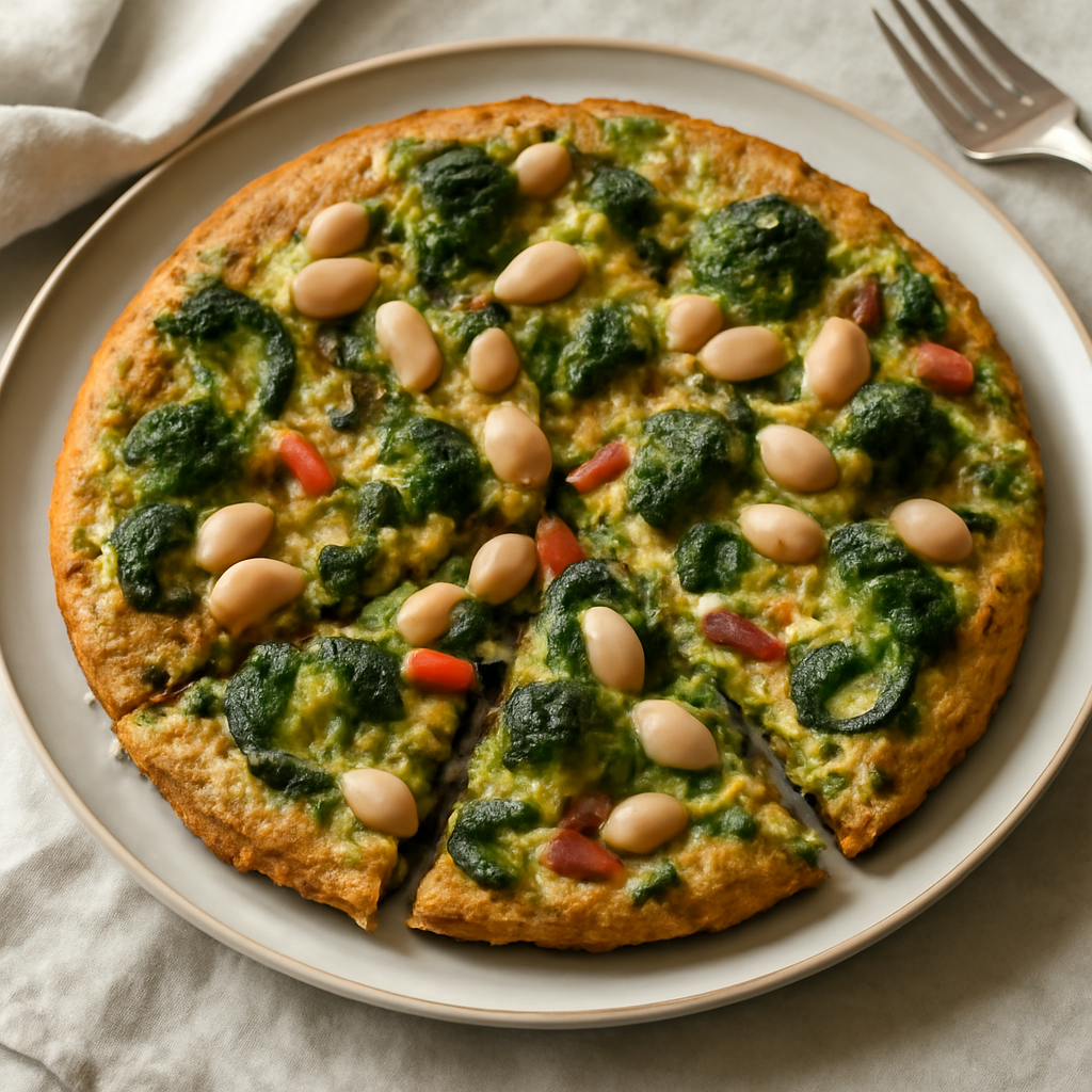 Frittata di verdure e fagioli