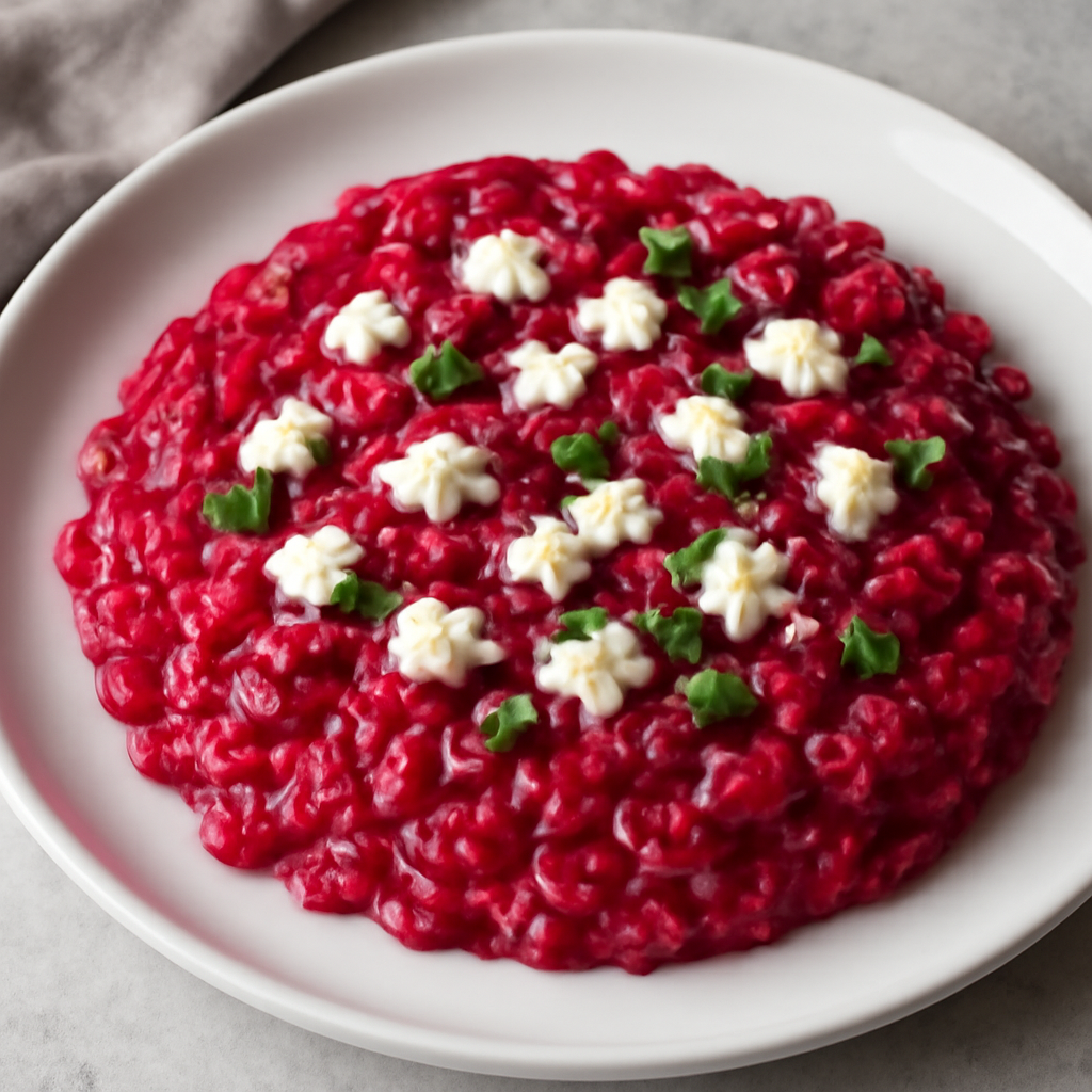 Risotto alla barbabietola