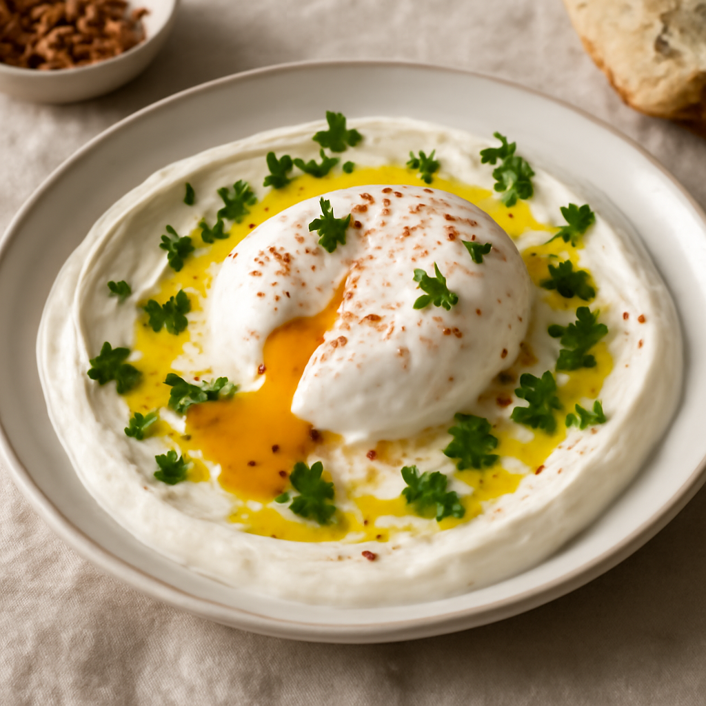 Foto di Uovo in camicia con yogurt greco