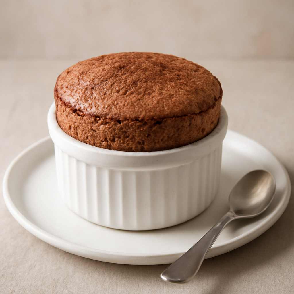 Soufflé leggero allo yogurt e cacao