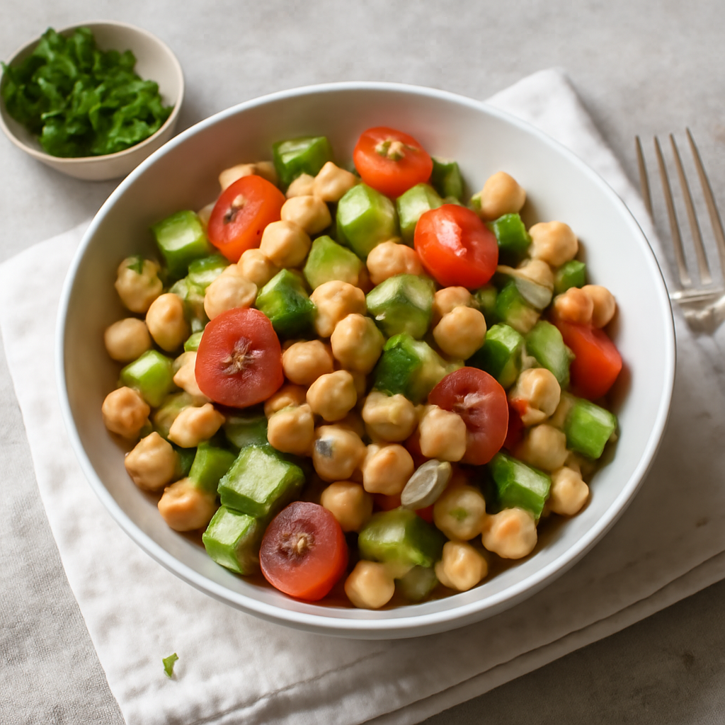 Insalata dietetica di ceci