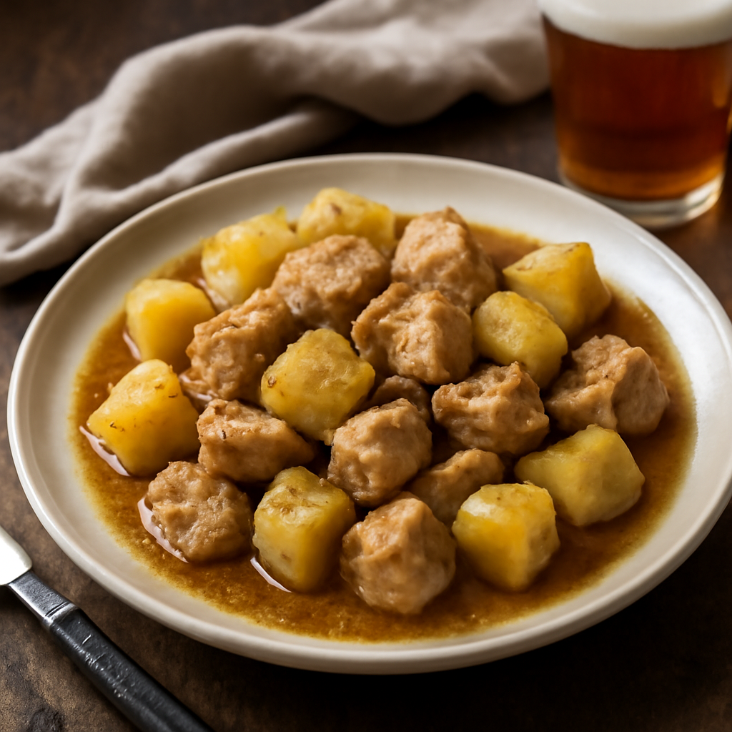 Foto di Spezzatino di tacchino alla birra con patate