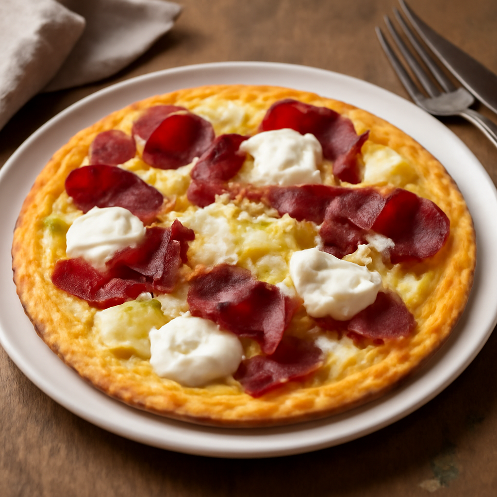 Foto di Frittata con bresaola, Galbanino, Philadelphia e formagella