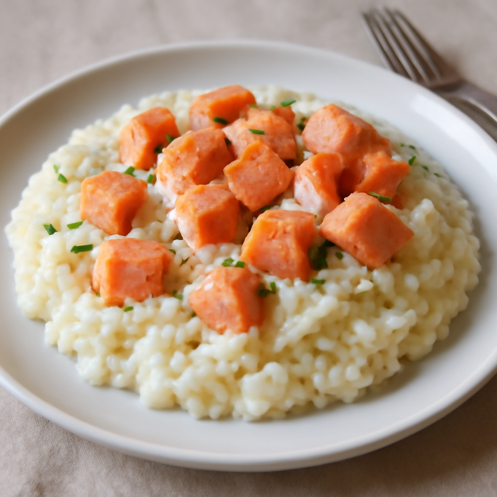 Riso con salmone e Philadelphia