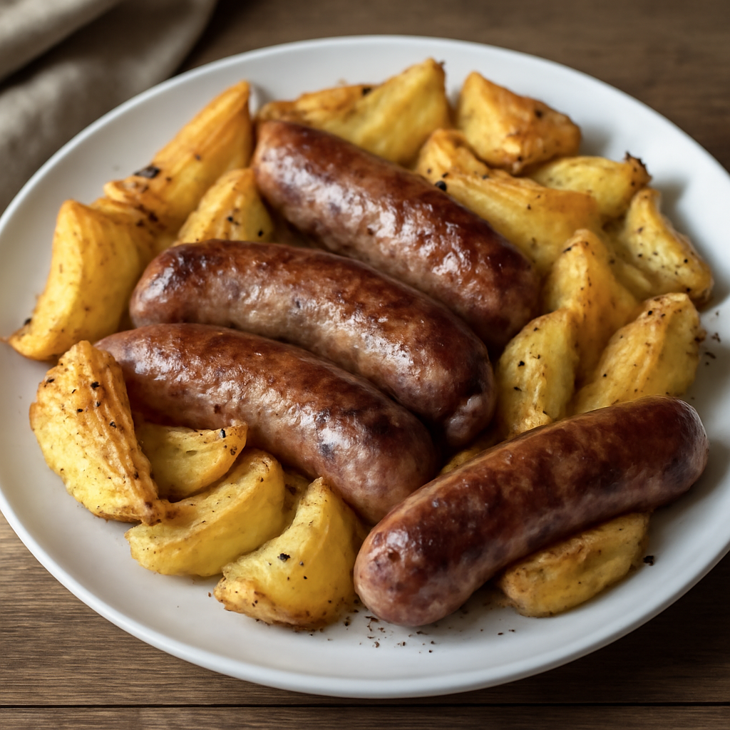 Salsiccia e patate al fornetto