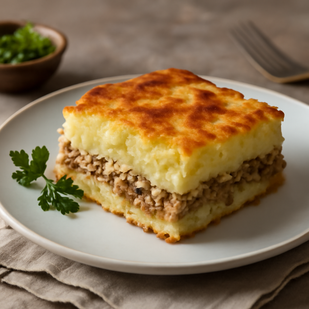 Sformato di patate e carne trita