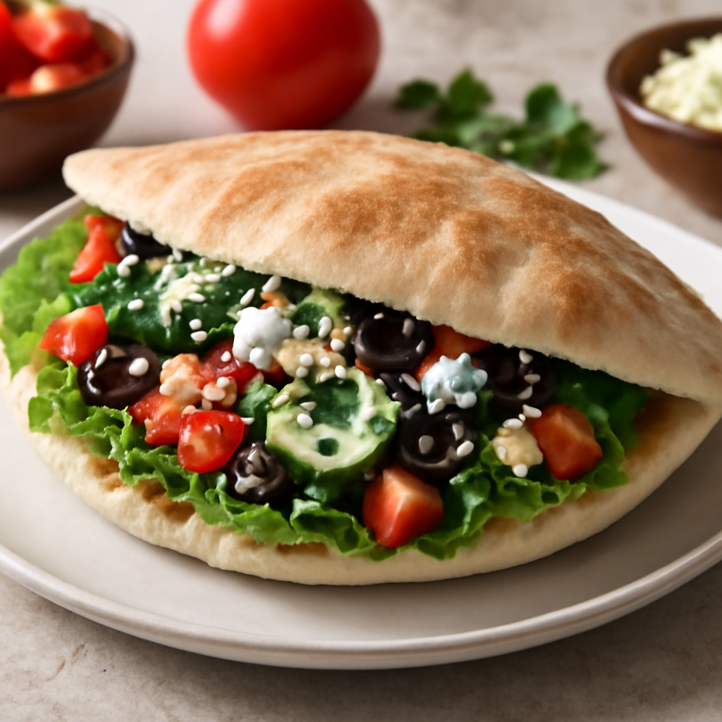 Pita farcita mediterranea