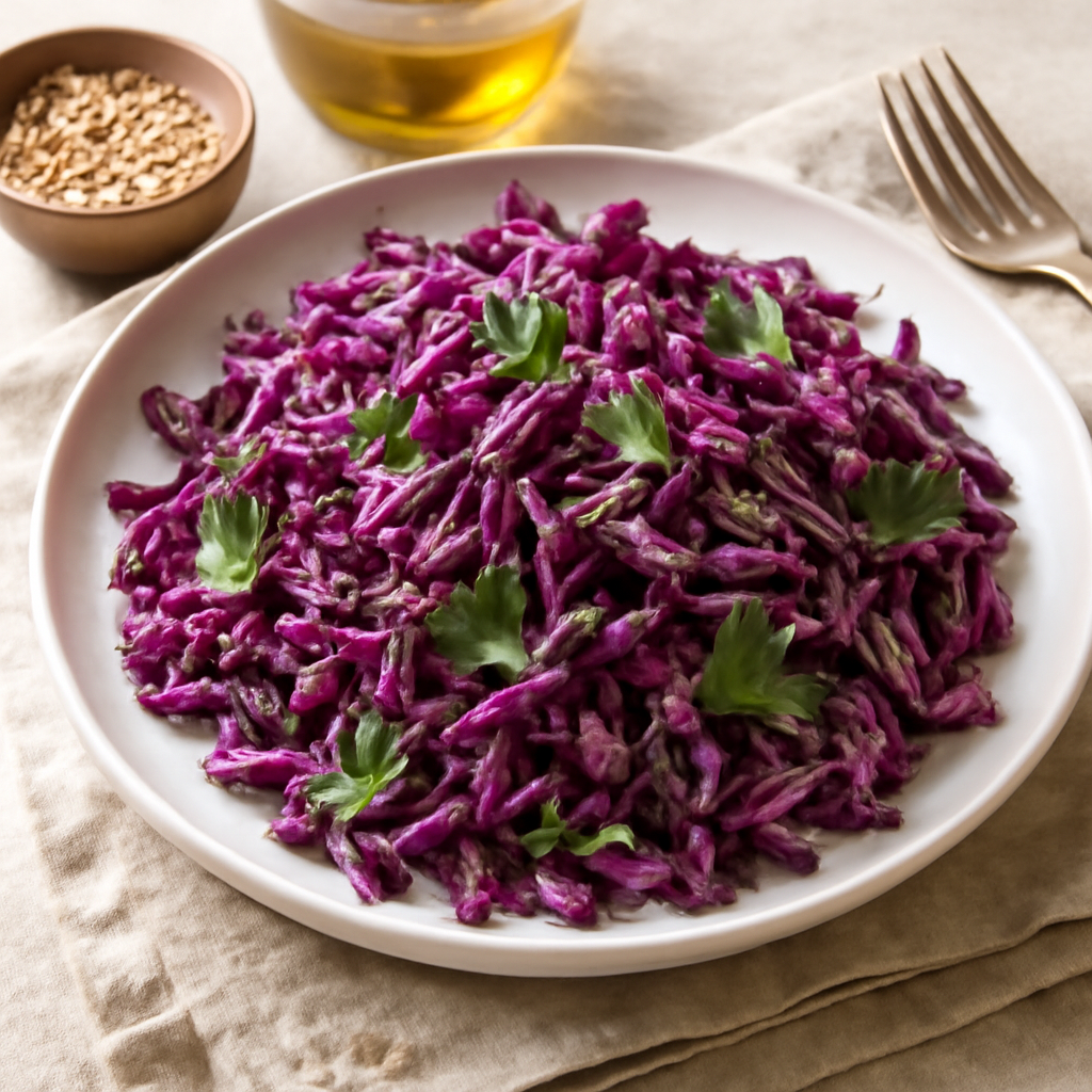 Insalata di cavolo rosso semplice