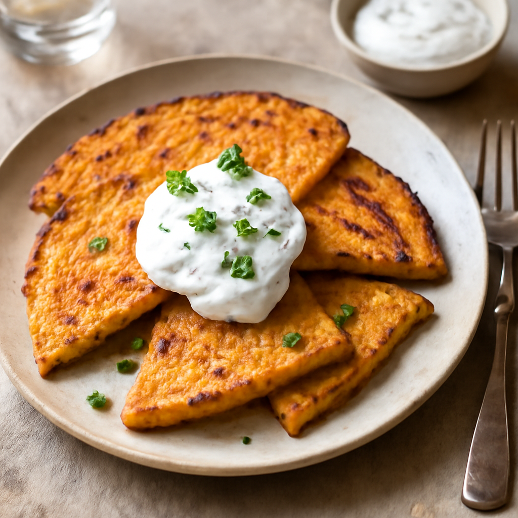 Farinata di ceci con yogurt