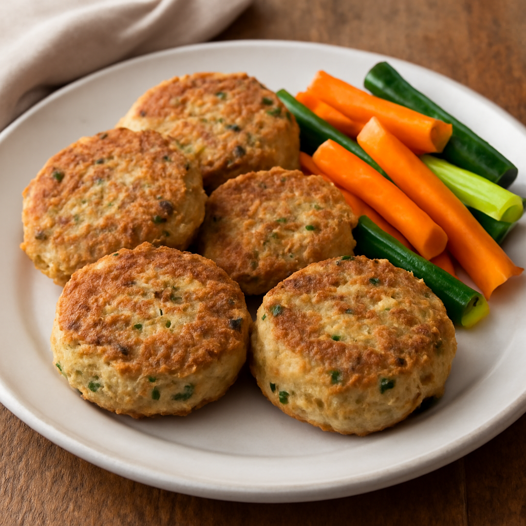 Polpette di tonno, carote e zucchine
