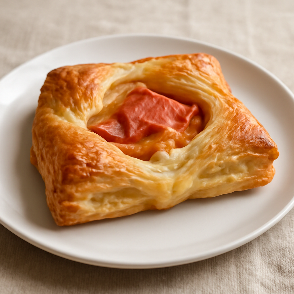 Sfogliatina al prosciutto e formaggio