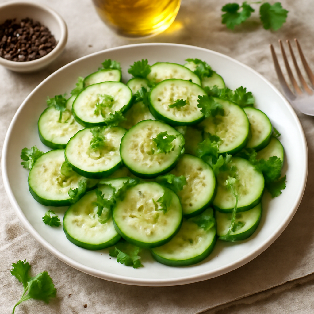 Insalata di cetrioli semplice