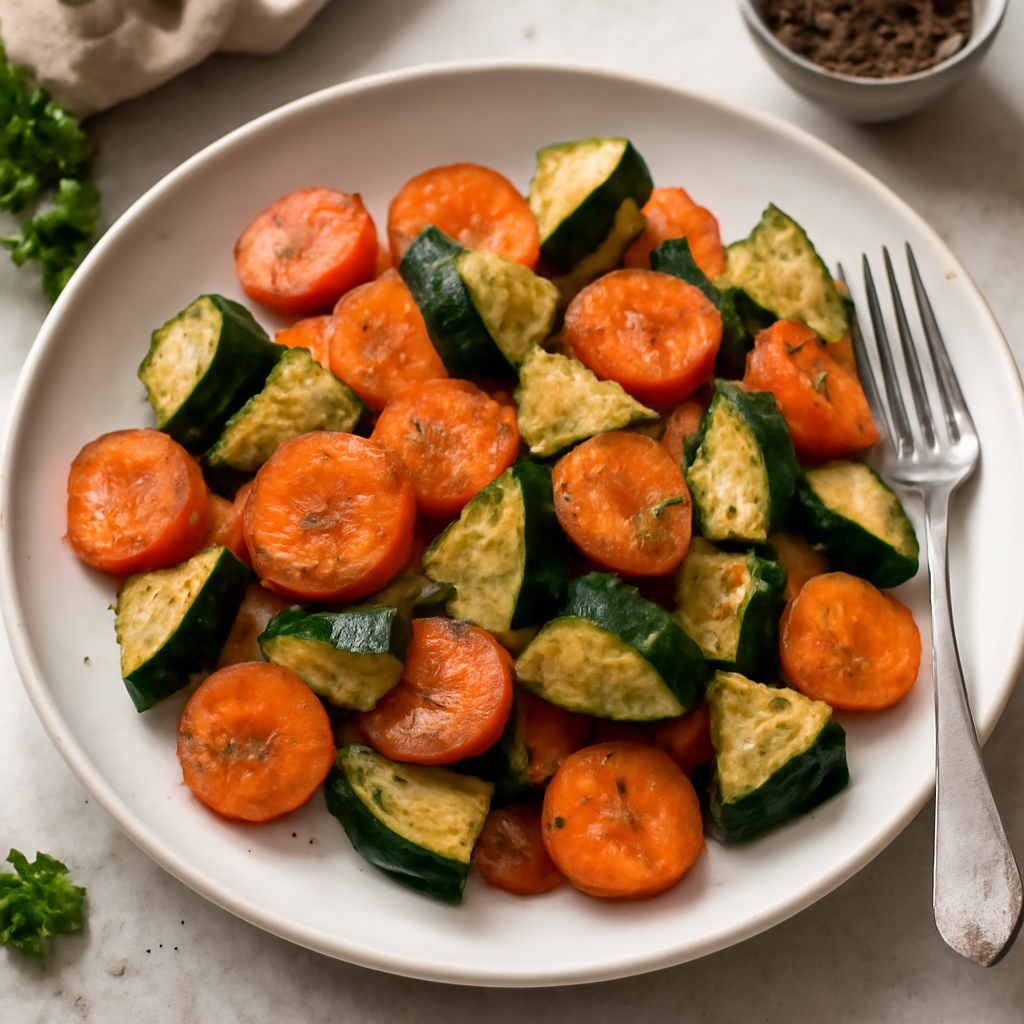 Carote e zucchine saltate in padella