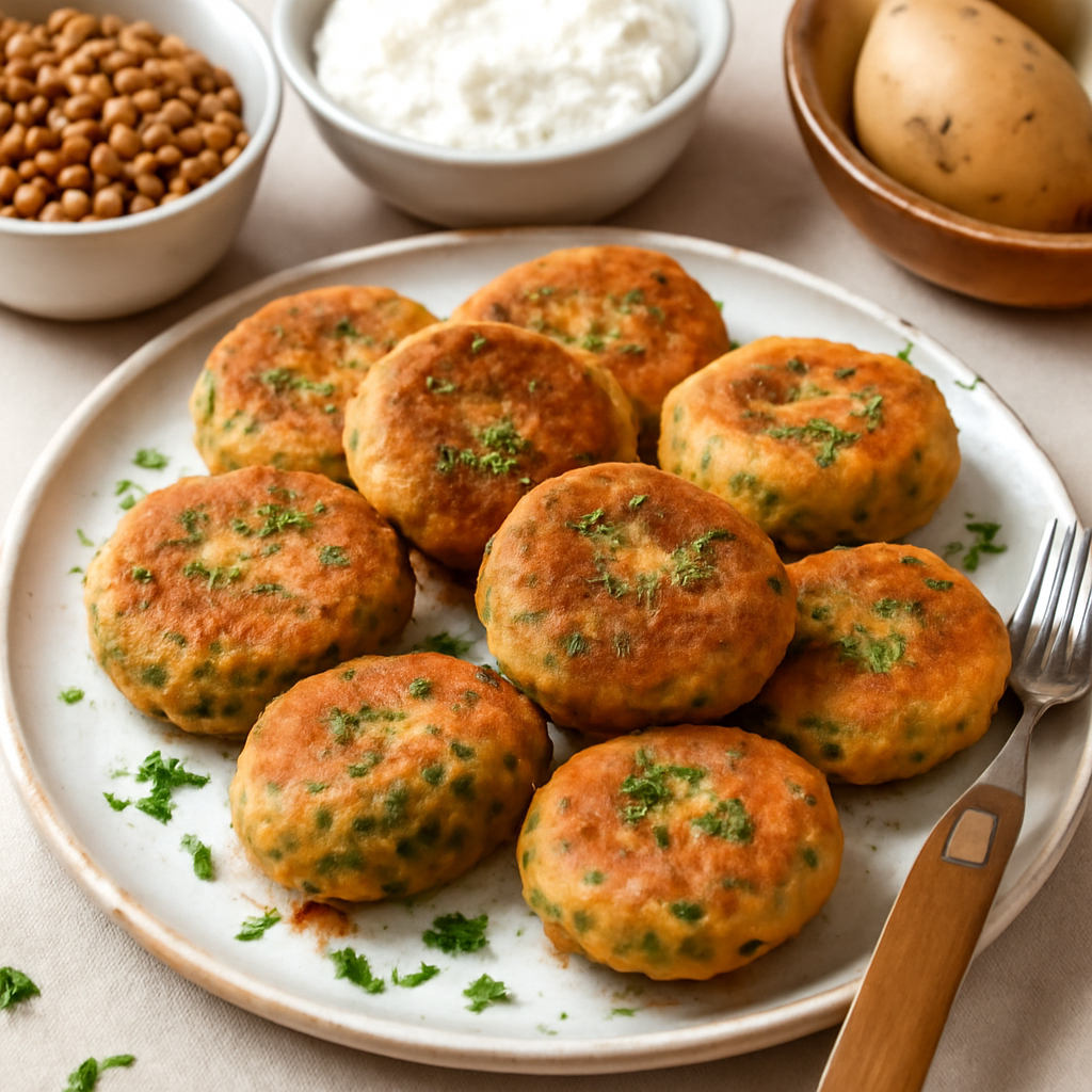 Foto di Polpette di lenticchie, patate e ricotta
