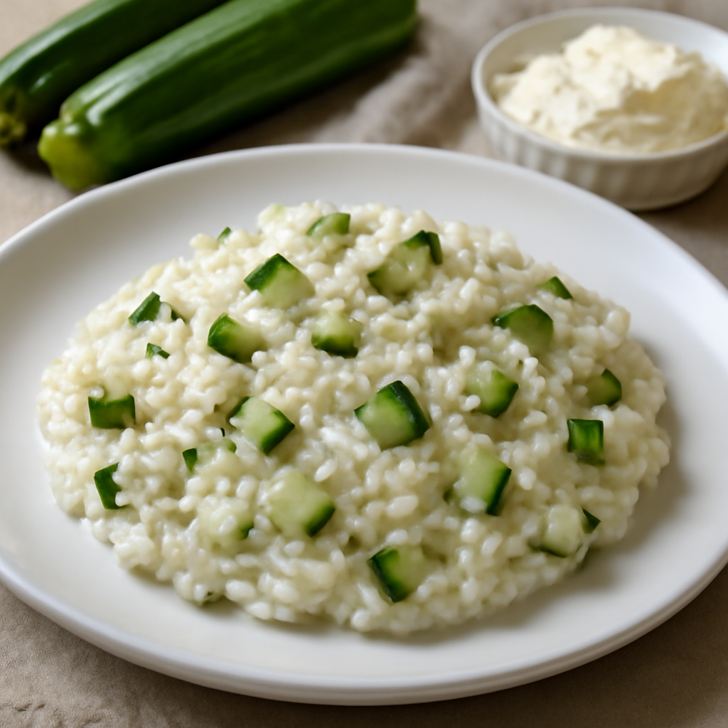 Riso con zucchine e Philadelphia