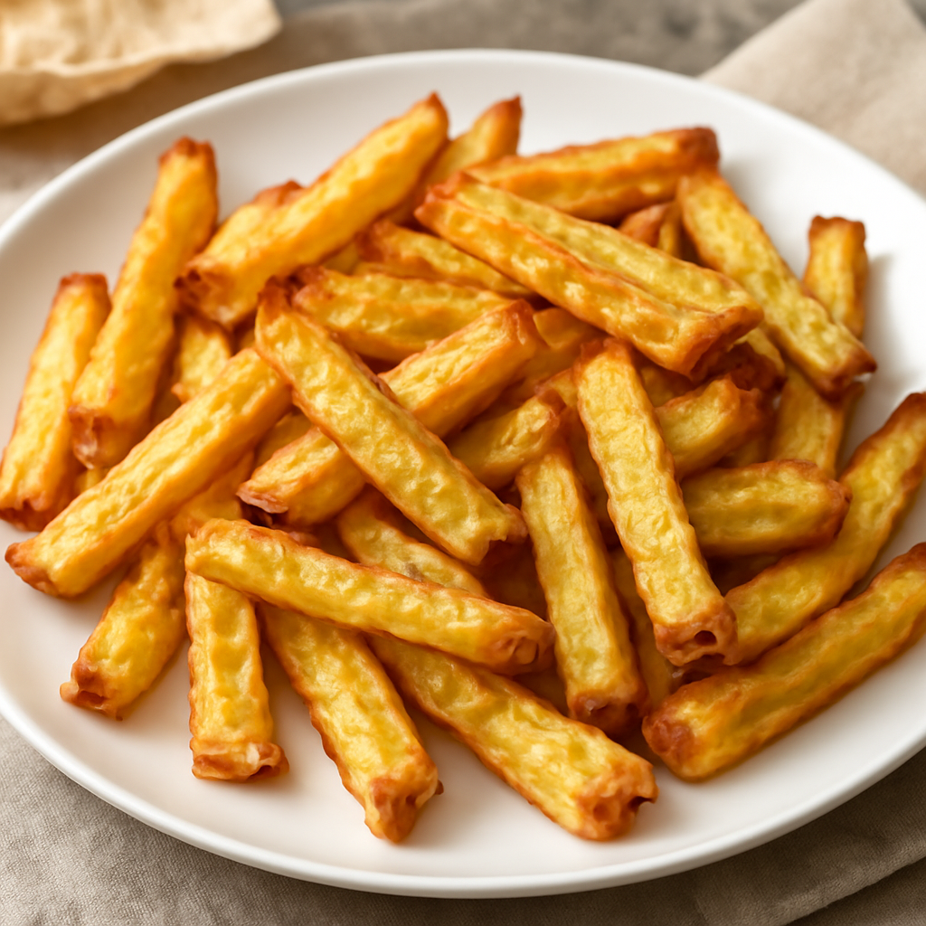 Patatine croccanti al forno (finto fritto)