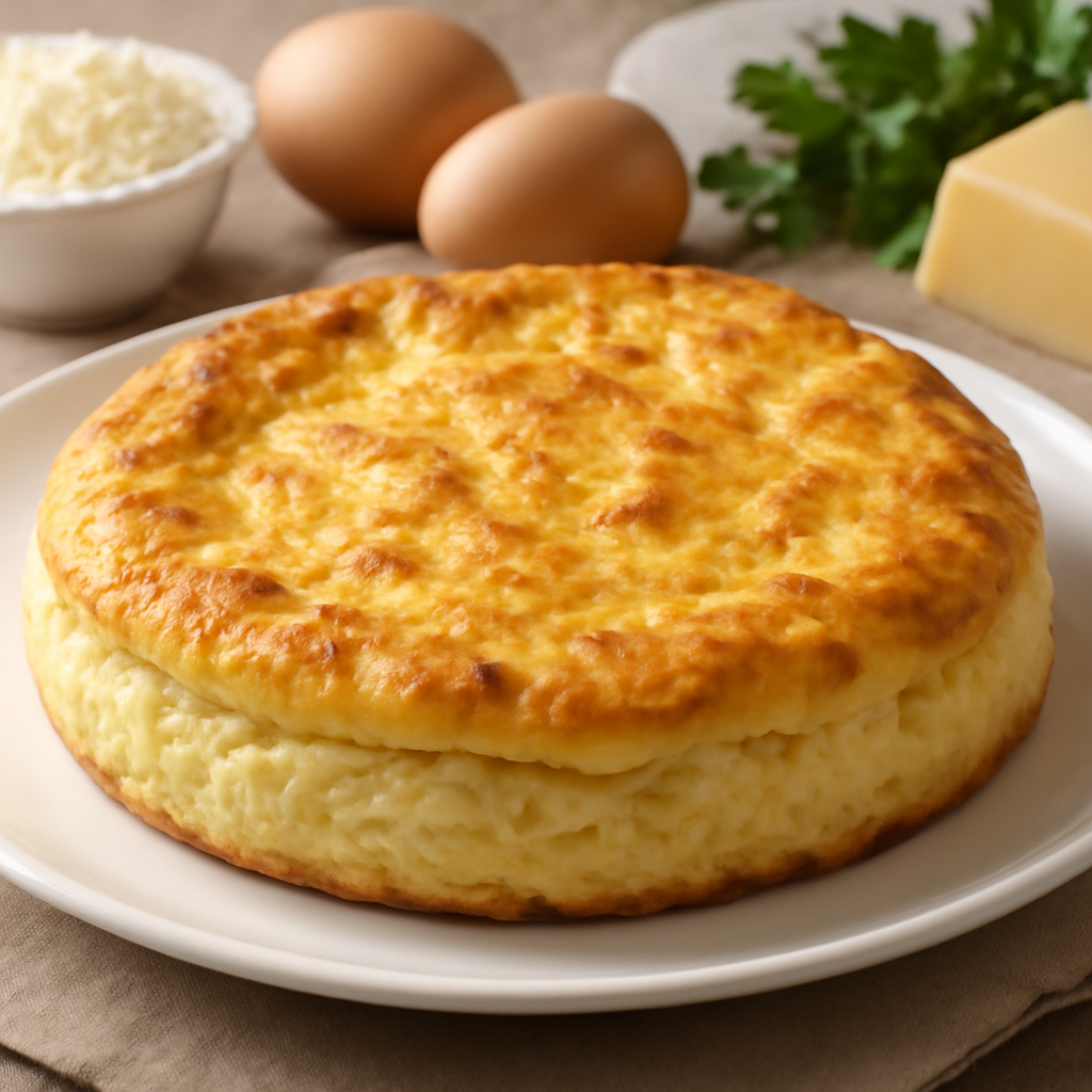 Frittata soffice al formaggio