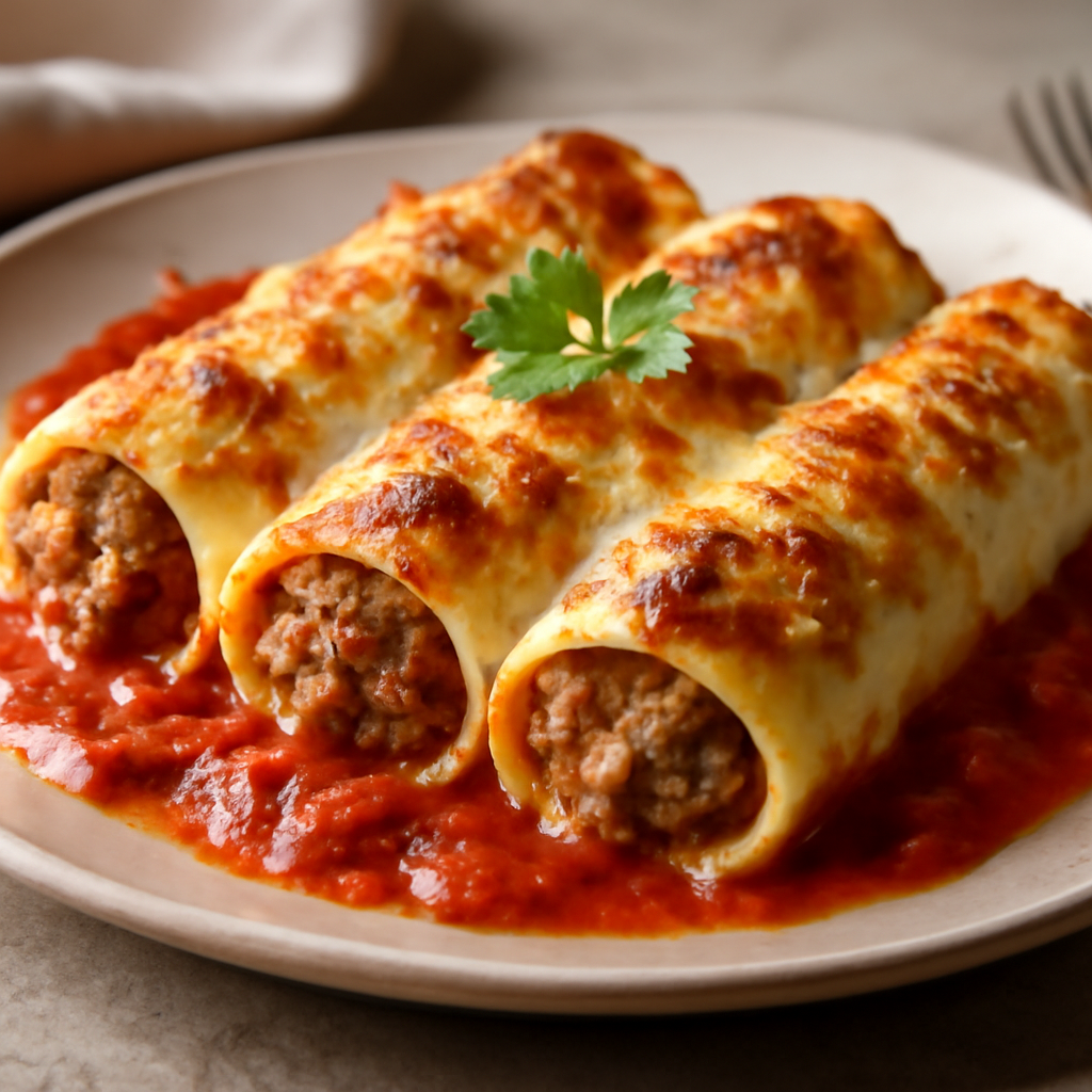 Cannelloni alla salsiccia
