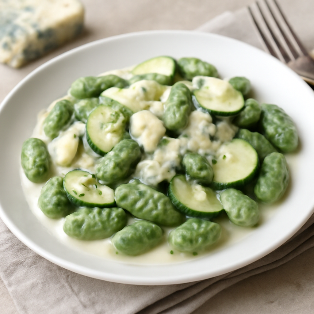 Gnocchetti tirolesi con zucchine e gorgonzola