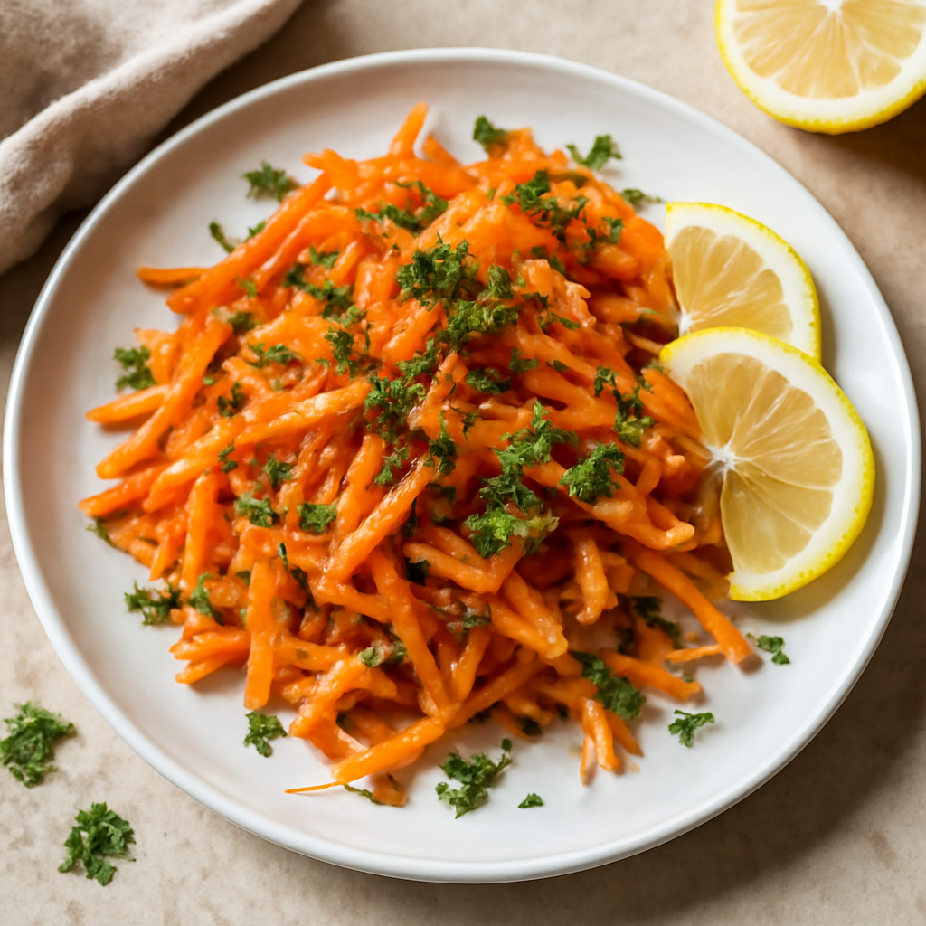 Insalata di carote e limone