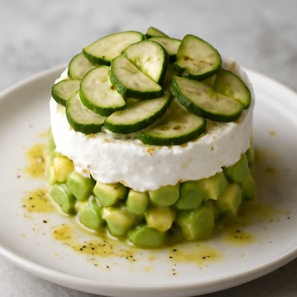Tartare di Avocado, Philadelphia e Zucchine