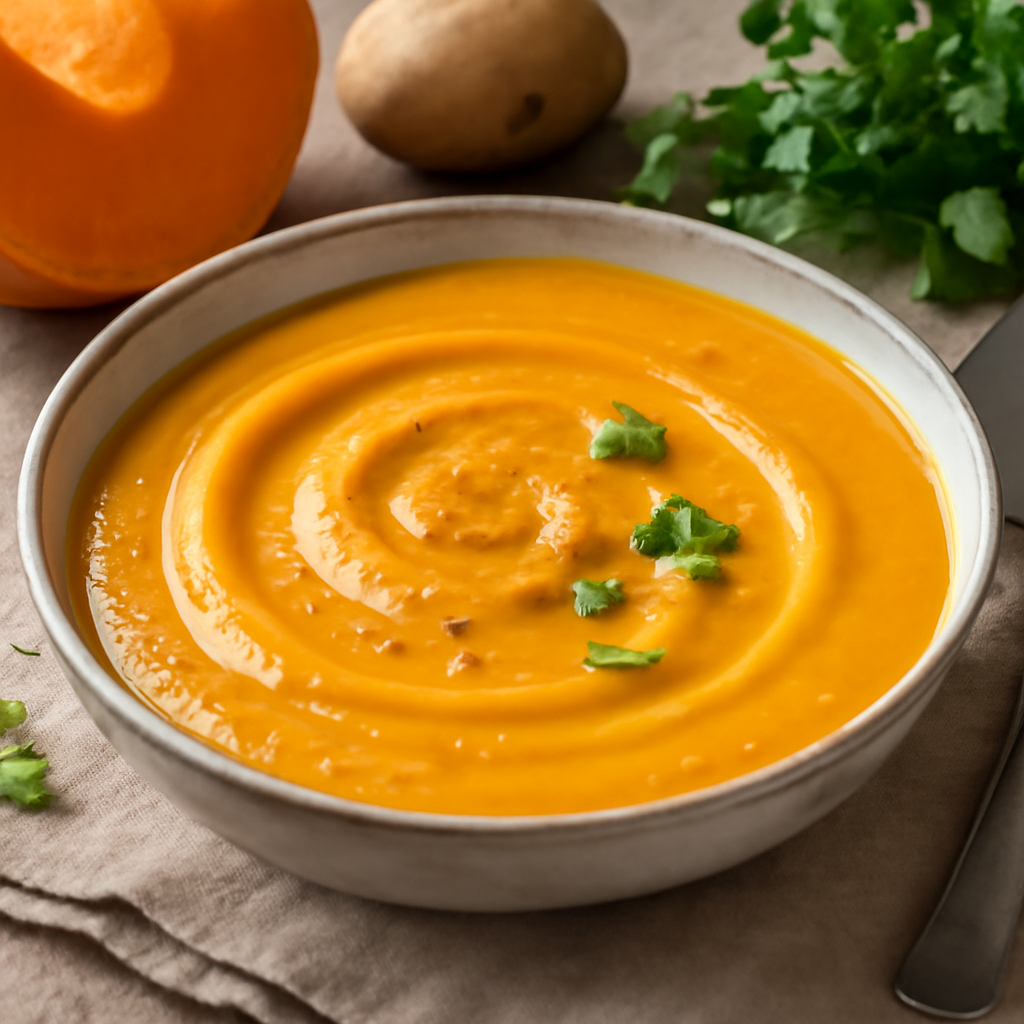 Vellutata di zucca e patate